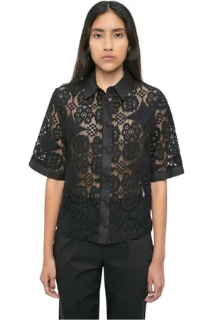 MEIMEIJ Mujer, Blusas y Camisas, Negro, Talla: S