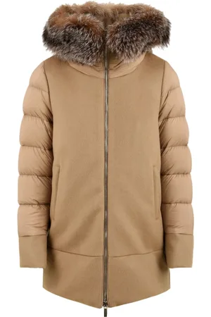 MOORER Mujer, Chaquetas, Marrón, Talla: S