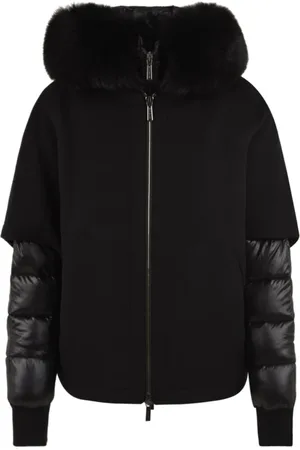 MOORER Mujer, Chaquetas, Negro, Talla: M