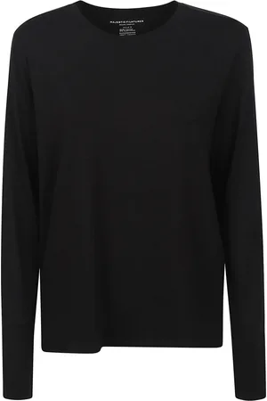 Majestic Mujer, Camisetas, Negro, Talla: M