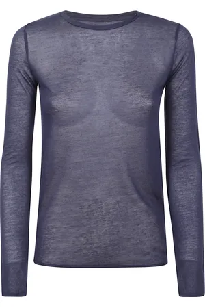 Majestic Mujer, Camisetas, Azul, Talla: L