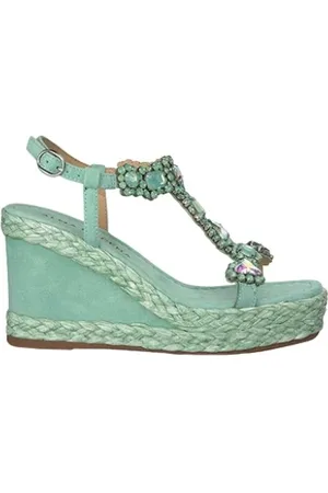 Alma en Pena Mujer, Zapatos, Verde, Talla: 38 EU