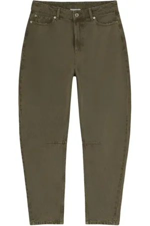 Halfboy Mujer, Vaqueros, Verde, Talla: W27