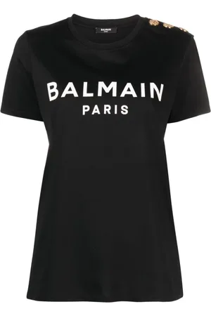 Balmain Mujer, Camisetas, Negro, Talla: S