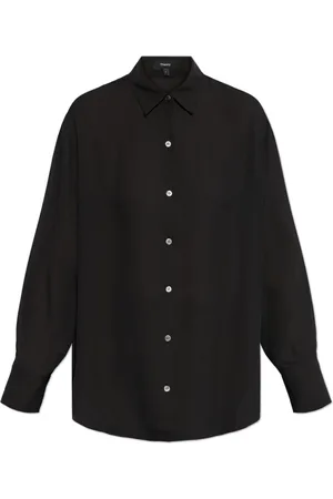THEORY Mujer, Blusas y Camisas, Negro, Talla: XS