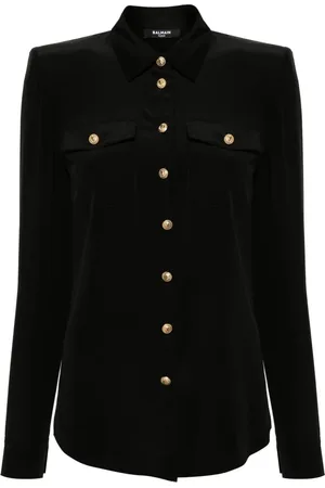 Balmain Mujer, Blusas y Camisas, Negro, Talla: L