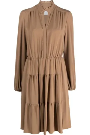 ELEVENTY Mujer, Vestidos, Marrón, Talla: S