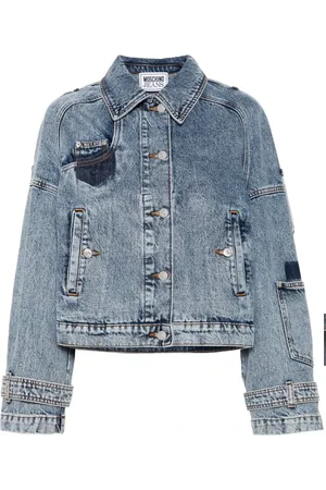 Moschino Mujer, Chaquetas, Azul, Talla: L
