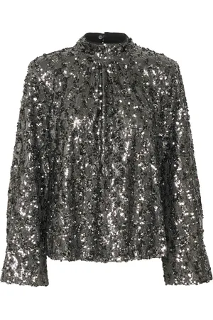 Gestuz Mujer, Blusas y Camisas, Gris, Talla: M