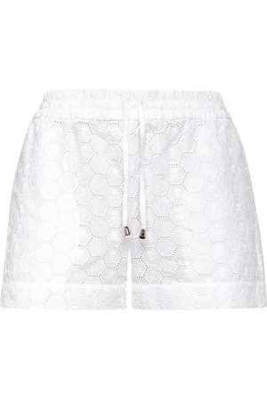 Philipp Plein Mujer, Pantalones cortos, Blanco, Talla: L