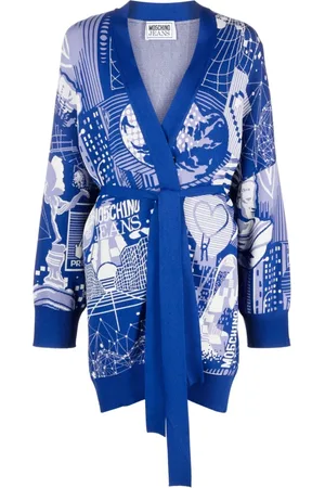 Moschino Mujer, Jerseys, Azul, Talla: S