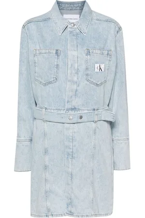 Calvin Klein Mujer, Vestidos, Azul, Talla: S