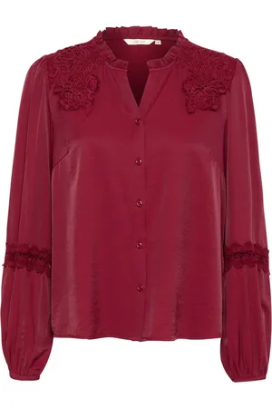 Cream Mujer, Blusas y Camisas, Rojo, Talla: XS