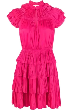 ULLA JOHNSON Mujer, Vestidos, Rosa, Talla: L