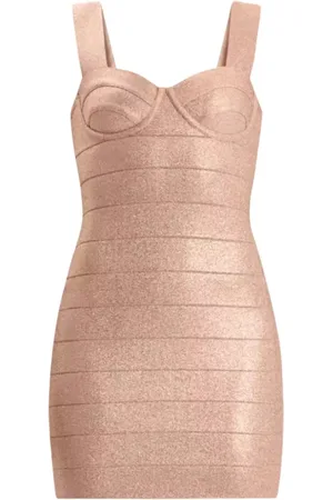 Hervé Léger Mujer, Vestidos, Amarillo, Talla: S