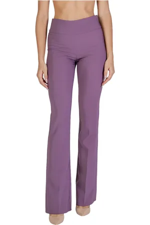 SANDRO FERRONE Mujer, Pantalones, Púrpura, Talla: L
