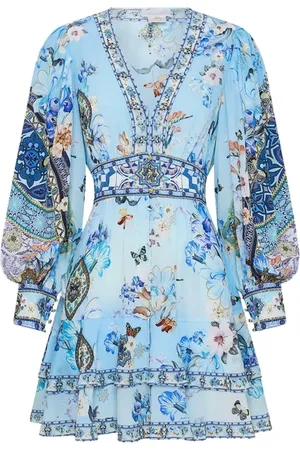 Camilla Mujer, Vestidos, Azul, Talla: M