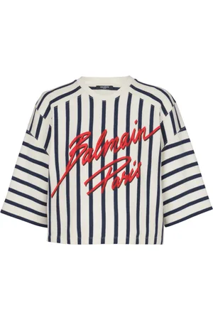 Balmain Mujer, Camisetas, Blanco, Talla: S