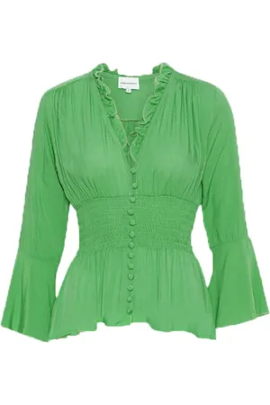 American Dreams Mujer, Blusas y Camisas, Verde, Talla: L