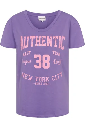 American Dreams Mujer, Camisetas, Púrpura, Talla: M