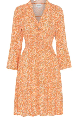 American Dreams Mujer, Vestidos, Naranja, Talla: L