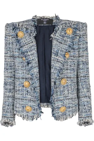 Balmain Mujer, Chaquetas, Azul, Talla: S
