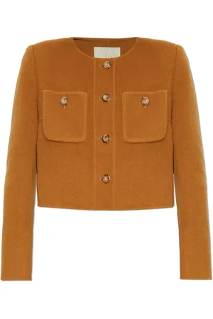 ULLA JOHNSON Mujer, Chaquetas, Marrón, Talla: L