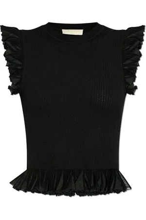 ULLA JOHNSON Mujer, Camisetas, Negro, Talla: M