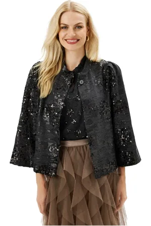 In Front Mujer, Chaquetas, Negro, Talla: L