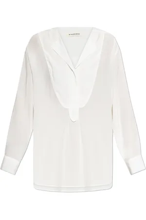 By Malene Birger Mujer, Blusas y Camisas, Blanco, Talla: XS