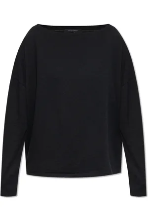 AllSaints Mujer, Camisetas, Negro, Talla: L