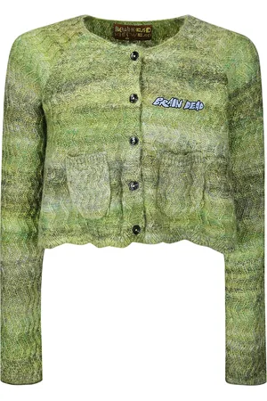 Brain Dead Mujer, Chaquetas, Verde, Talla: S