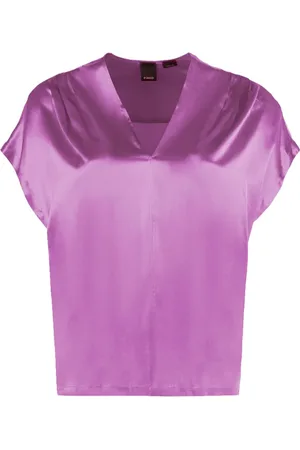 Pinko Mujer, Blusas y Camisas, Púrpura, Talla: S