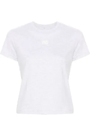 Alexander Wang Mujer, Camisetas, Gris, Talla: S