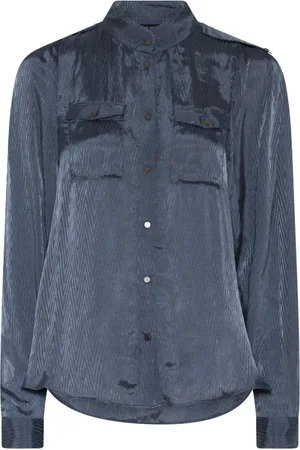 Bruuns Bazaar Mujer, Blusas y Camisas, Azul, Talla: XL
