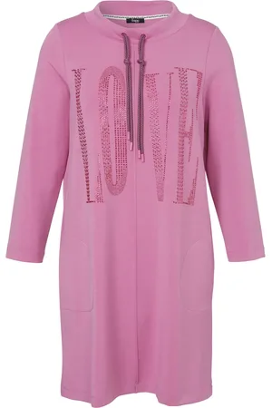 Frapp Mujer, Vestidos, Rosa, Talla: 4XL