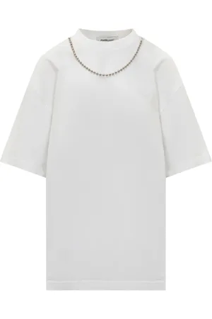 AMBUSH Mujer, Camisetas, Blanco, Talla: S