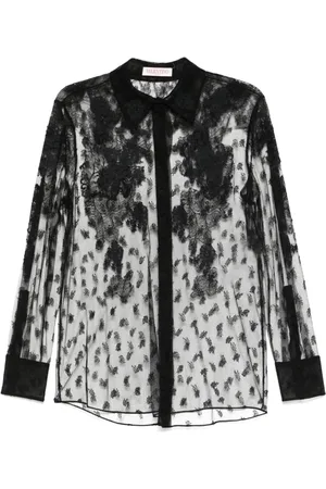 VALENTINO GARAVANI Mujer, Blusas y Camisas, Negro, Talla: L