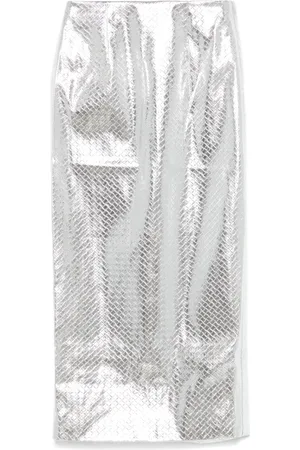 ROTATE Mujer, Faldas, Gris, Talla: M