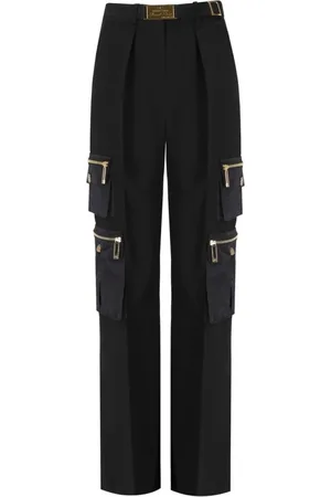 Elisabetta Franchi Mujer, Pantalones, Negro, Talla: M