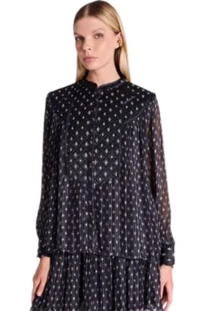 Berenice Mujer, Blusas y Camisas, Negro, Talla: S