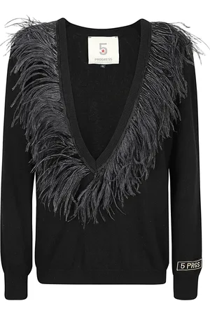 5 PROGRESS Mujer, Jerseys, Negro, Talla: M