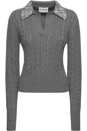 Des Phemmes Mujer, Jerseys, Gris, Talla: L