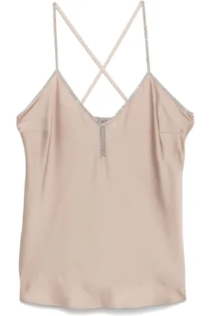 D.EXTERIOR Mujer, Camisetas, Marrón, Talla: M