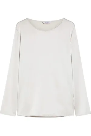 Max Mara Mujer, Camisetas, Gris, Talla: S