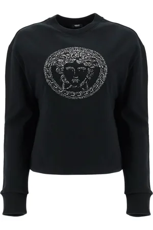 VERSACE Mujer, Sudaderas, Negro, Talla: XS