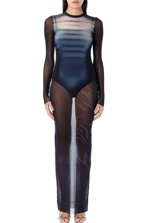 Jean Paul Gaultier Mujer, Vestidos, Azul, Talla: M