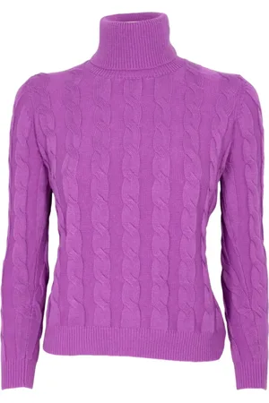 CASHMERE COMPANY Mujer, Jerseys, Púrpura, Talla: S