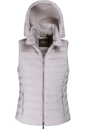 MOORER Mujer, Chaquetas, Blanco, Talla: M