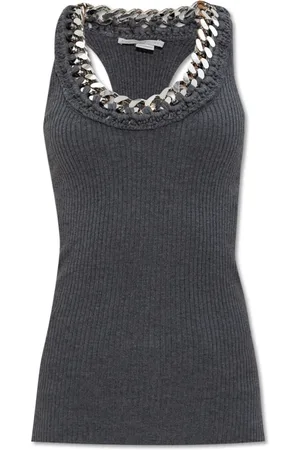 Stella McCartney Mujer, Camisetas, Gris, Talla: S
